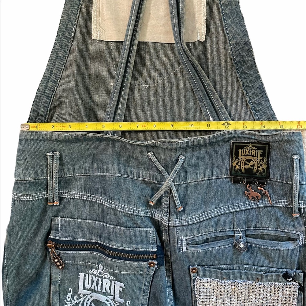🎉HOST PICK🎉 RARE Luxirie by LRG Jeweled Overalls - Picture 16 of 16
